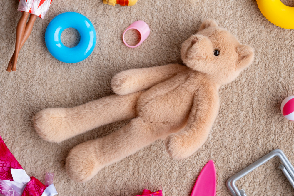 Photo showing potential toy hazards